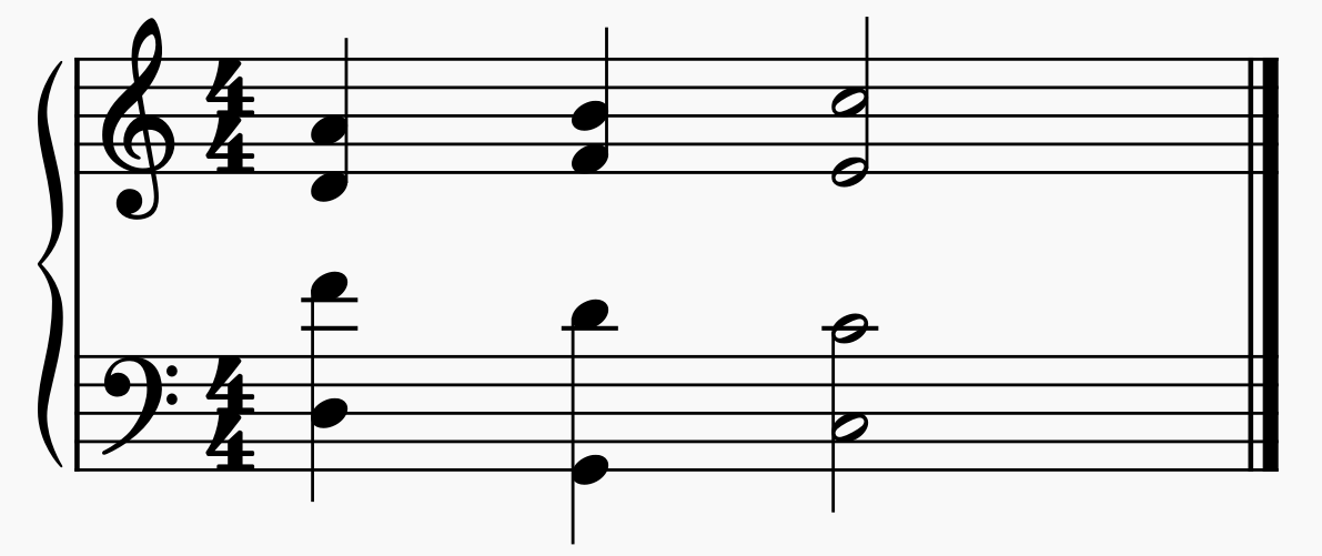 Crossed Voices Example